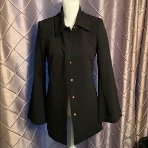 Calvin Klein size 4 black button jacket